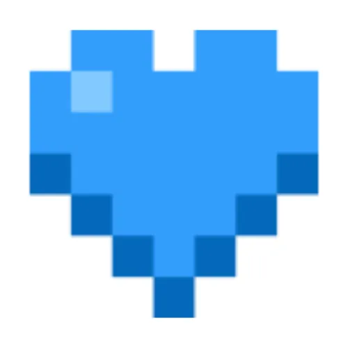 Blue Hearts Cyan