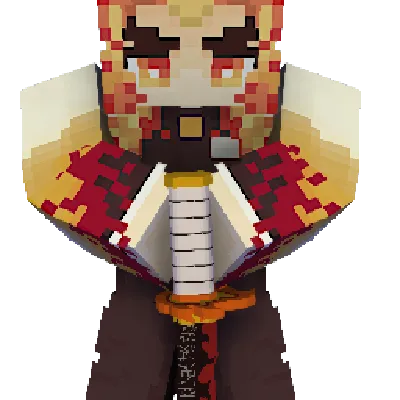 Rengoku katana from anime Demon slayer