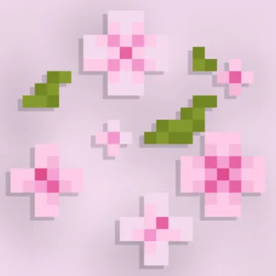 Cherry Flower Particles