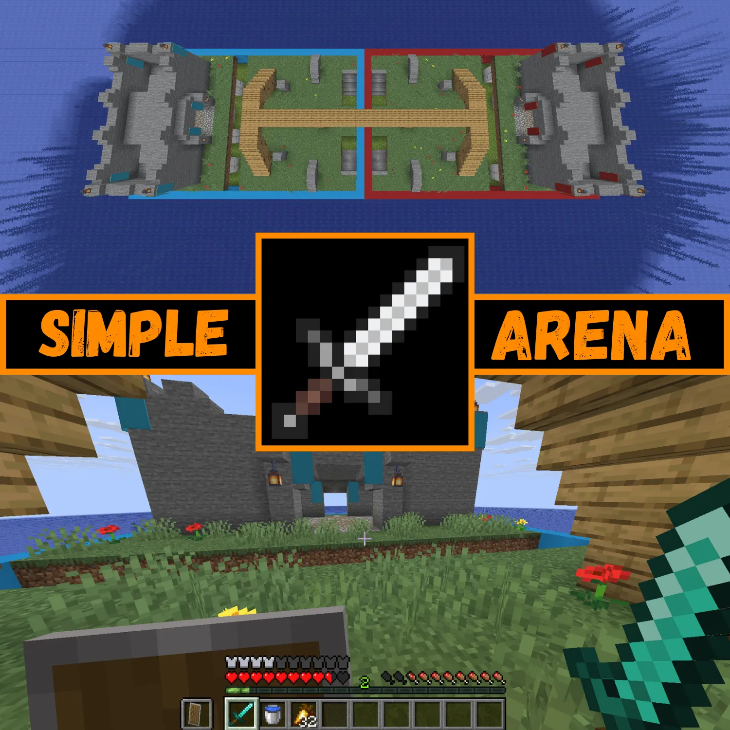 simple arena (1.19-1.21.11)