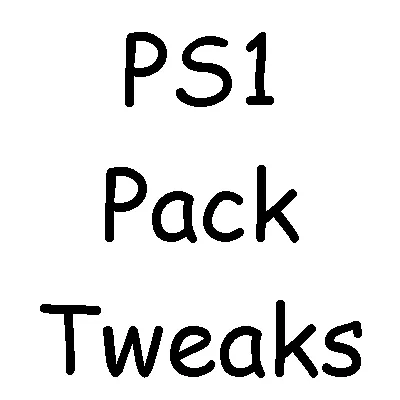 PS1 Pack Tweaks