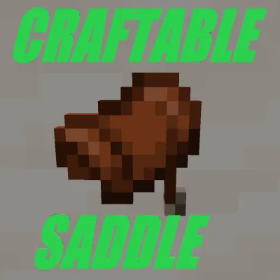 Craftable Saddle by CWW