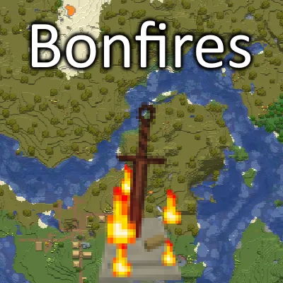 Bonfires - Xaero's Minimap Compat