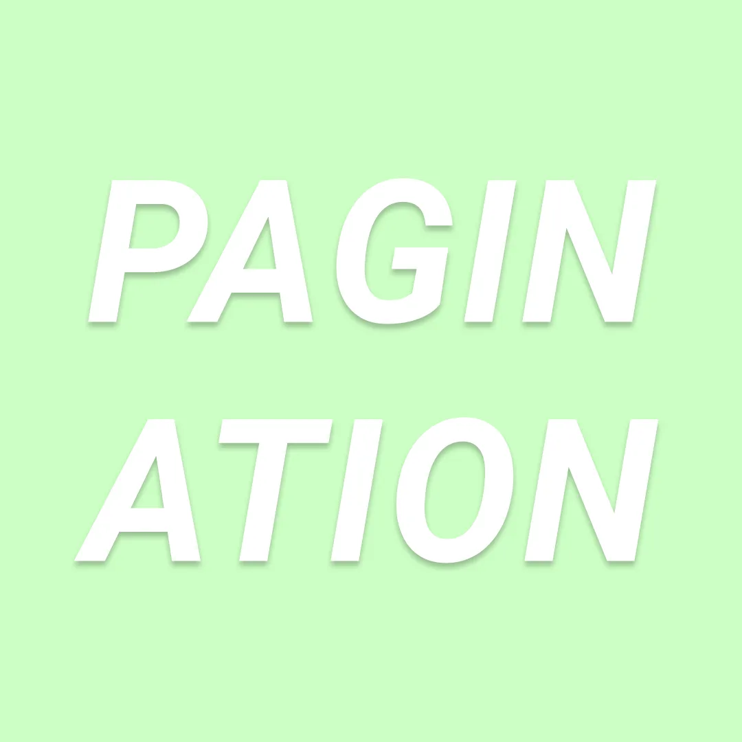 Pagination