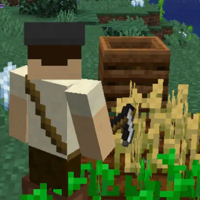 Actually Harvest (right click and XP)