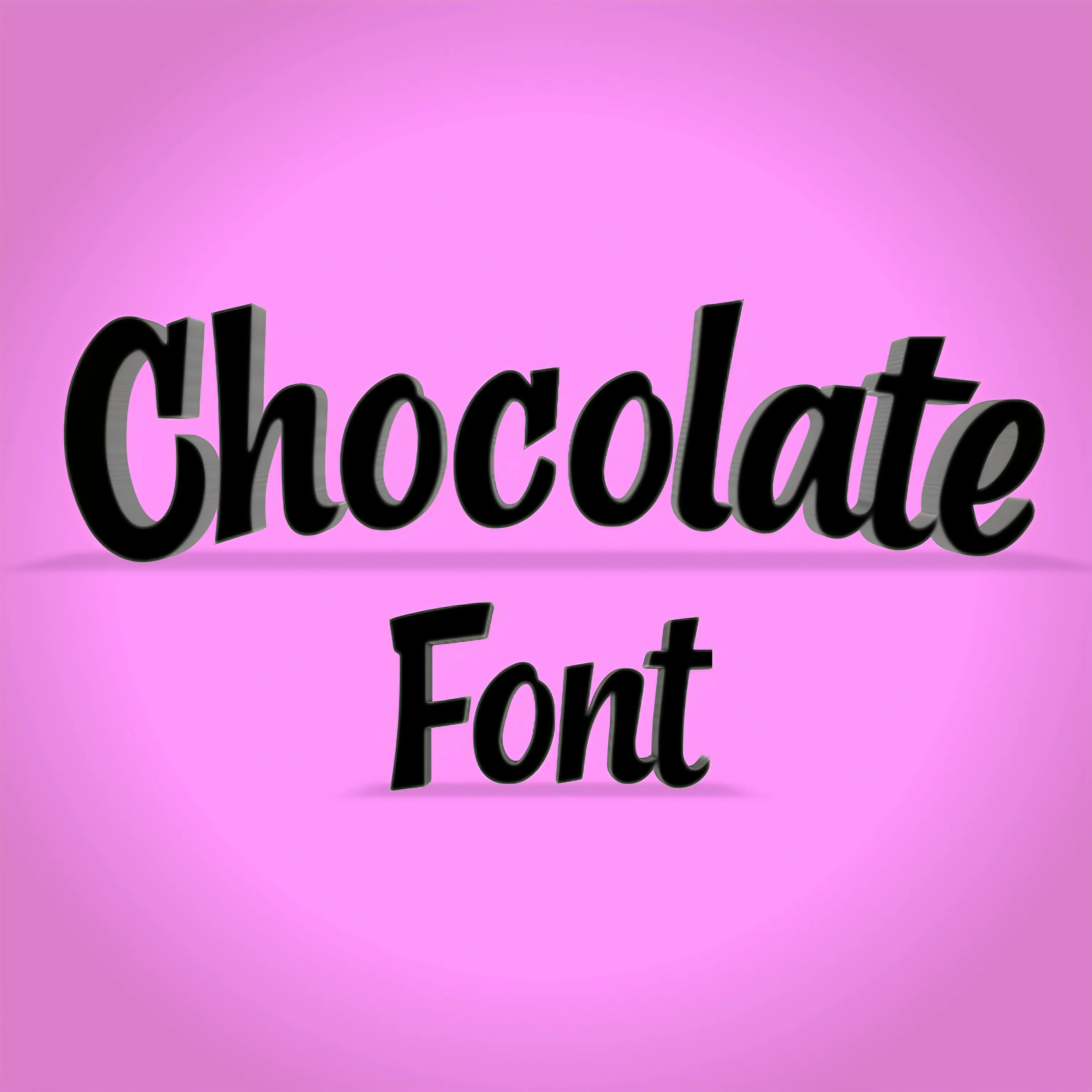 Chocolate Font ( Smooth & Modern )