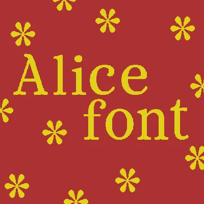 Alice Font
