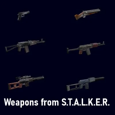 [Flans mod content pack] Stalker weapon pack