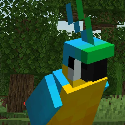 Parrot Totem 3D - Yellow and Blue