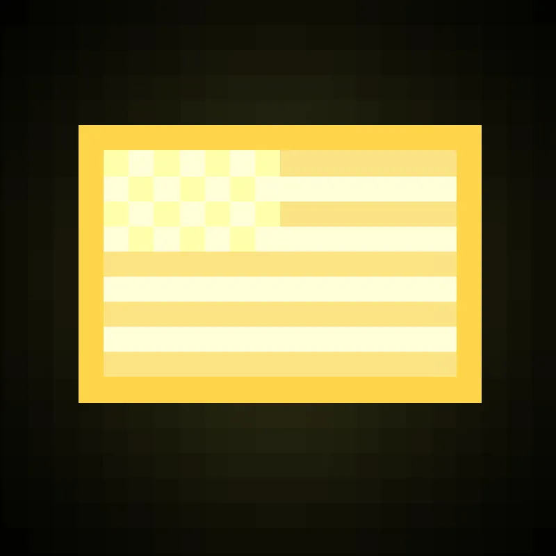 Dulan's US Flag Sun (and flag moon)