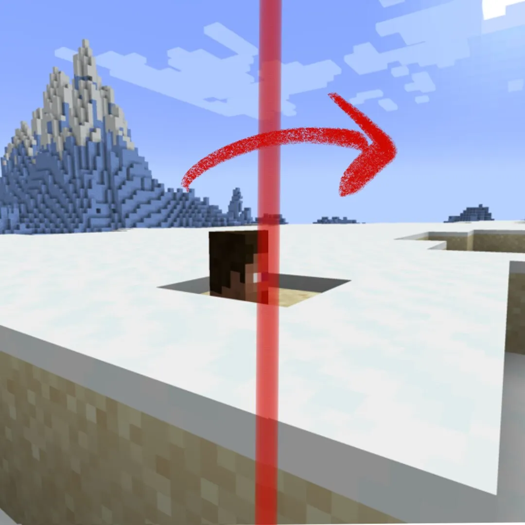 Hide Player Head Block For Server Player