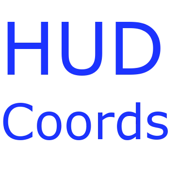 HUD Co-ords (Coords HUD mod)