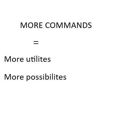 More useful commands
