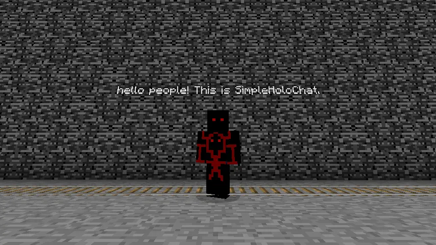 SimpleHoloChat [Holo messages] [Infinite Slots] [Color chat]