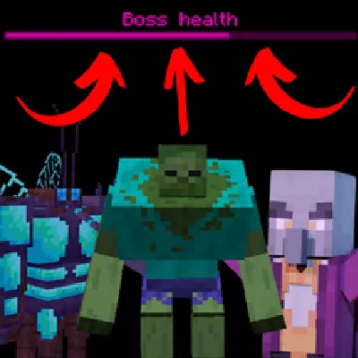 Mini-boss Boss Bars {Data Pack}