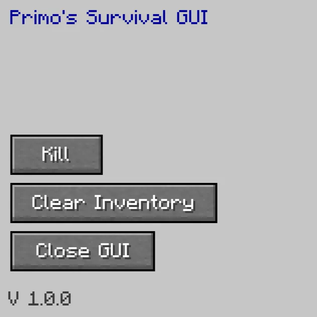 Primo's Survival GUI