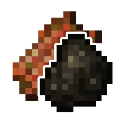 Simple Rotten Flesh to Charcoal Datapack