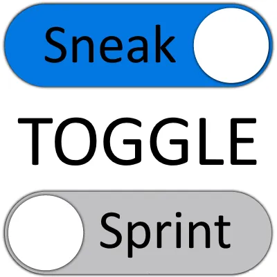 Toggle Sneak & Sprint