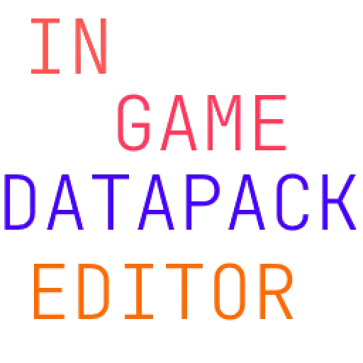 In Game Datapack Edit