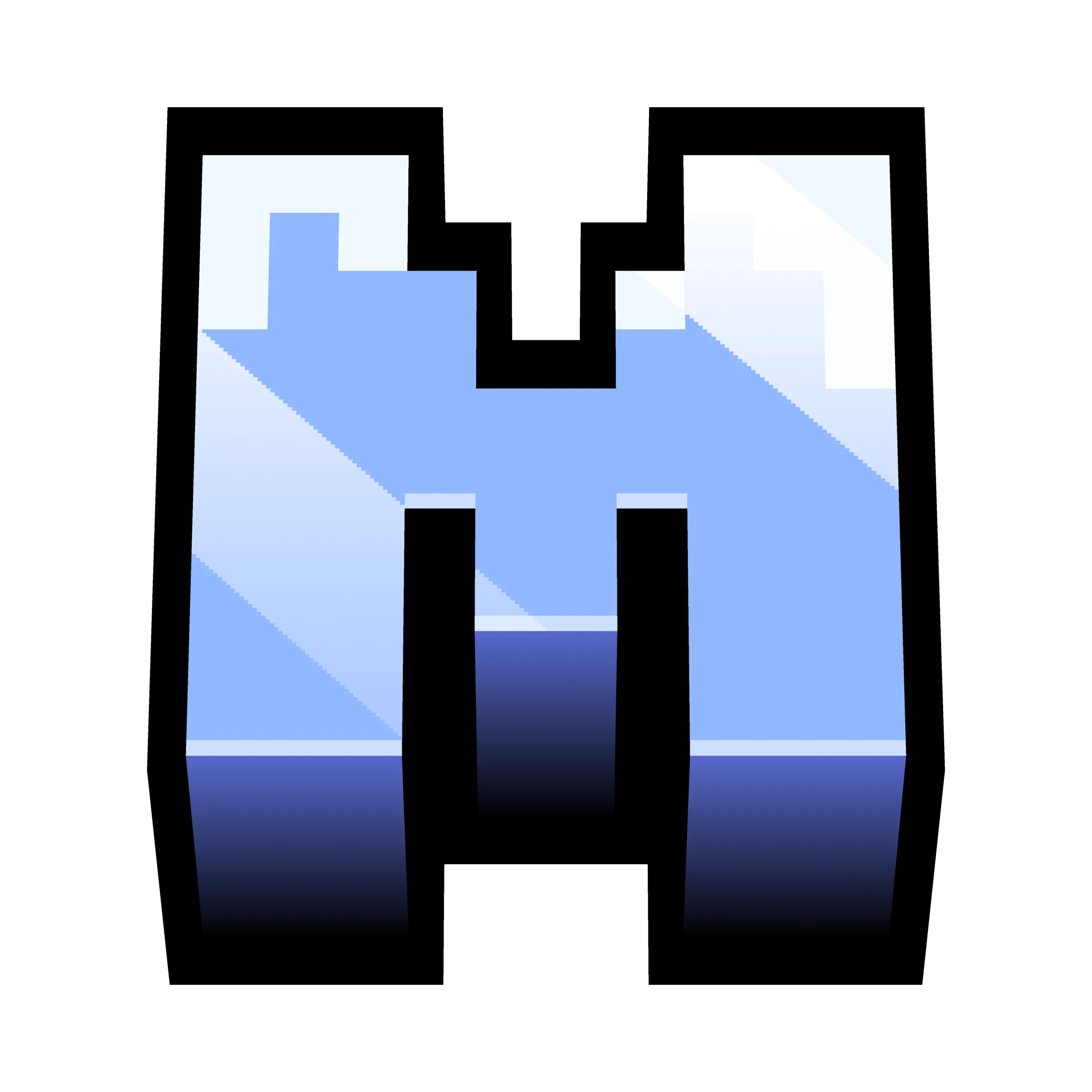 Winter Title Menu - Snowy & Icy - Christmas Santa