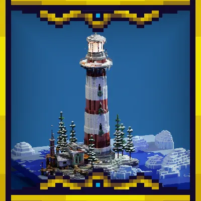 Icy Lighthouse | Simple Starters | Realistic Holiday Survival Base |