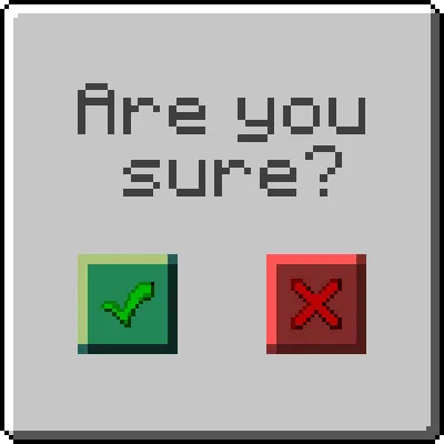 Reset Controls Confirmation