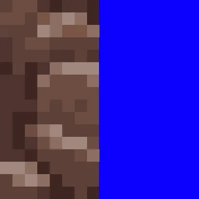 Blue Visible Ancient Debris