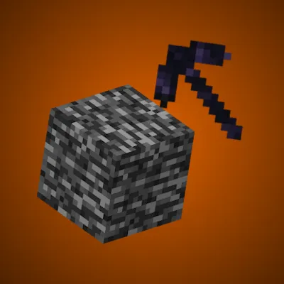 Break Bedrock! [Obsidian Pickaxe] (Fabric)