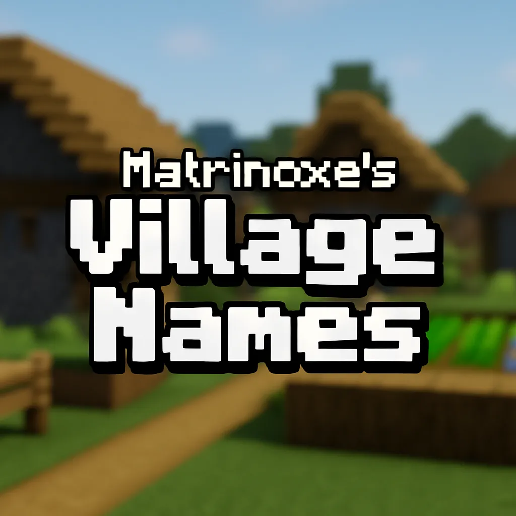 Matrinoxe's Village Names