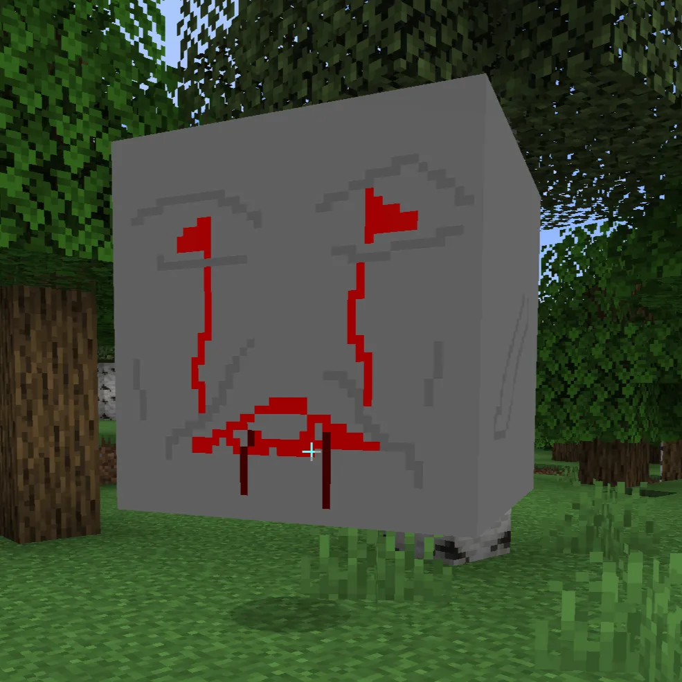 Pissed off ghast