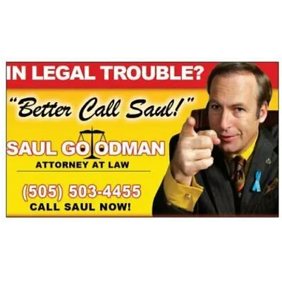 Saul Goodman's Business Card of Undying