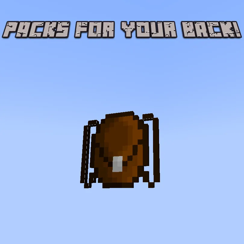 Packs for your back!