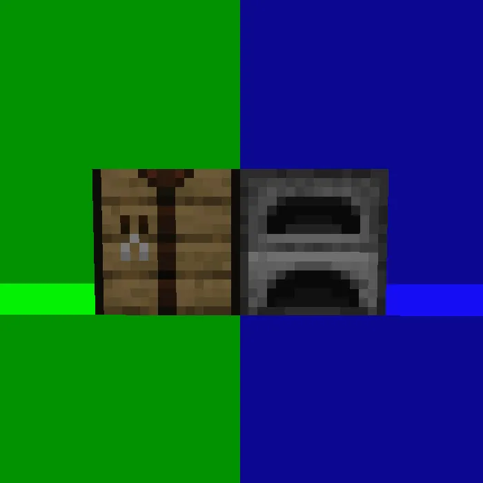 potato's perfect green (and blue) screens