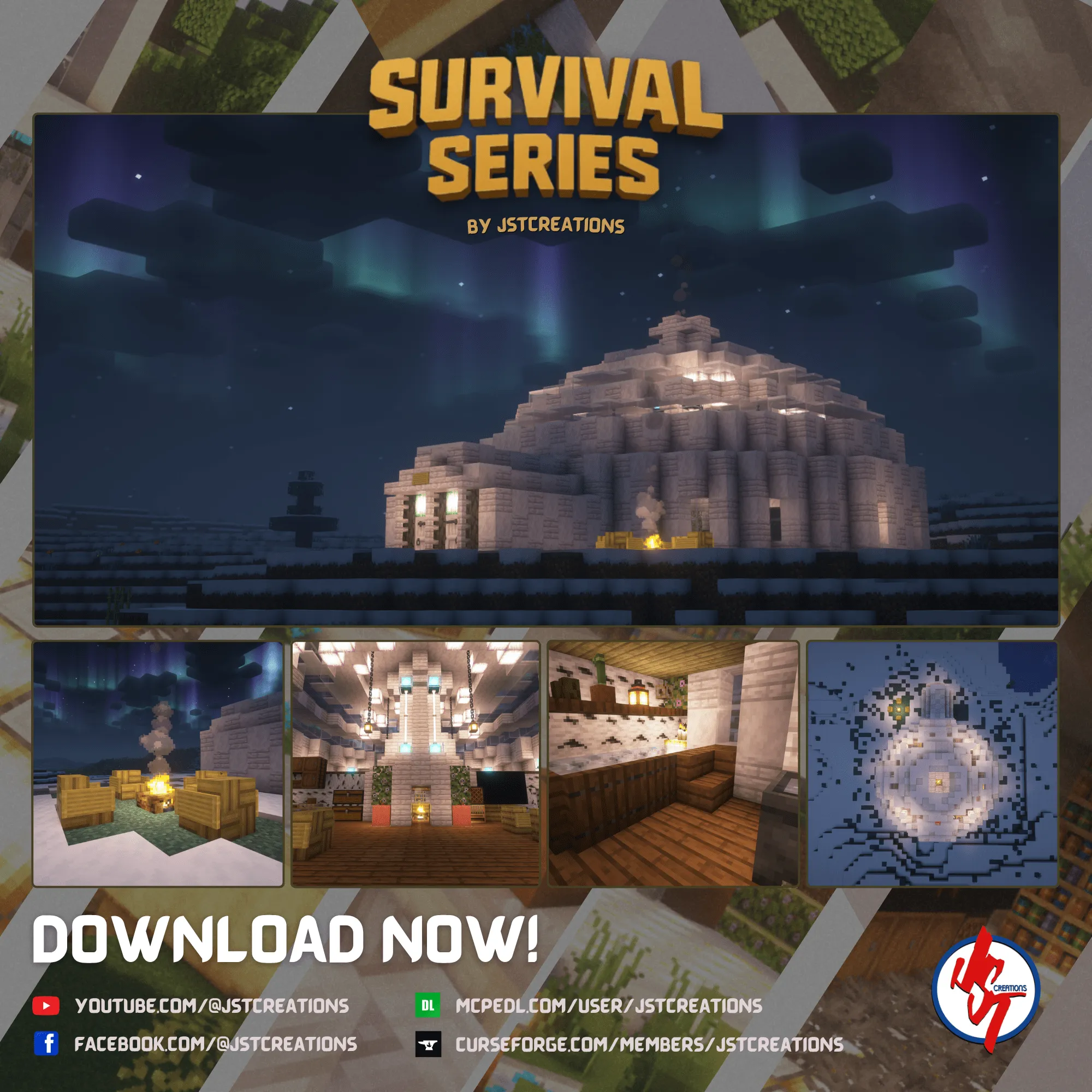 Survival Igloo House #1 (Achievements On)
