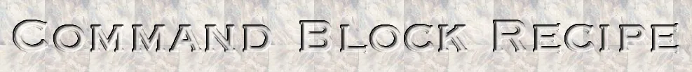 Commnand Block Recipe
