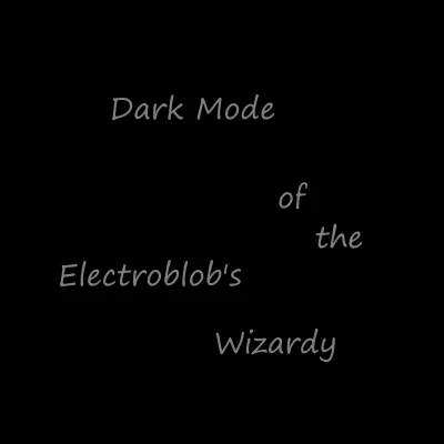 Electroblob's Wizardry: Dark Mode