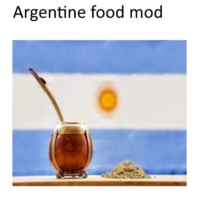 "Argentine food mod"