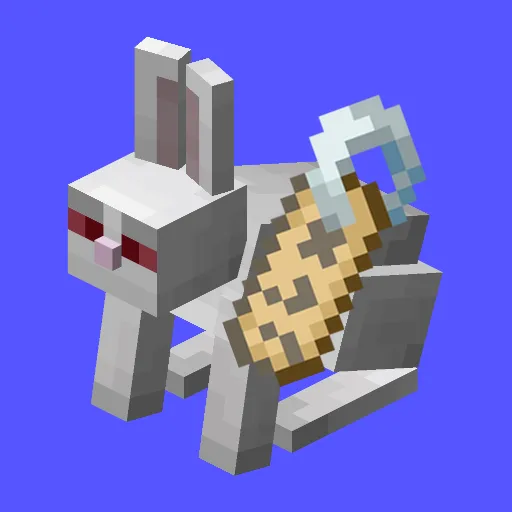 Killer Bunny Name Tag