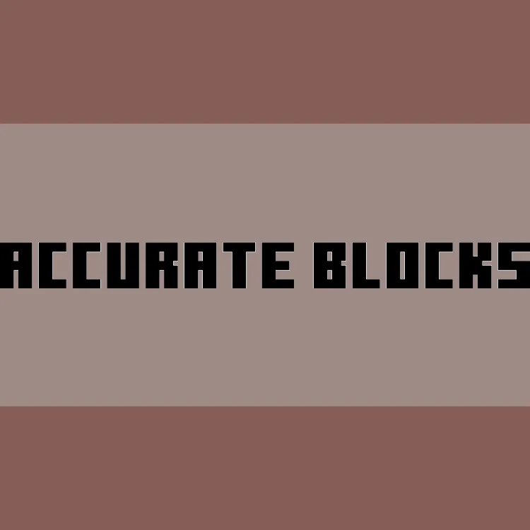 Accurate Blocks