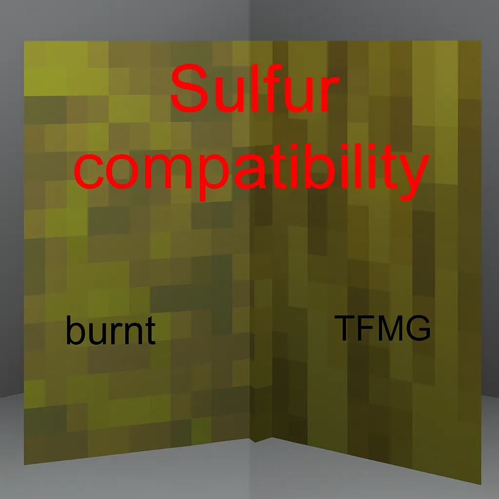burnt-tfmg sulfur compat