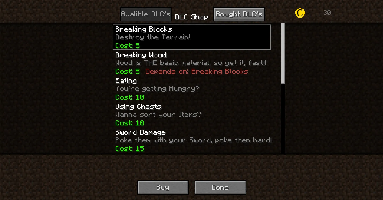 DLC Craft