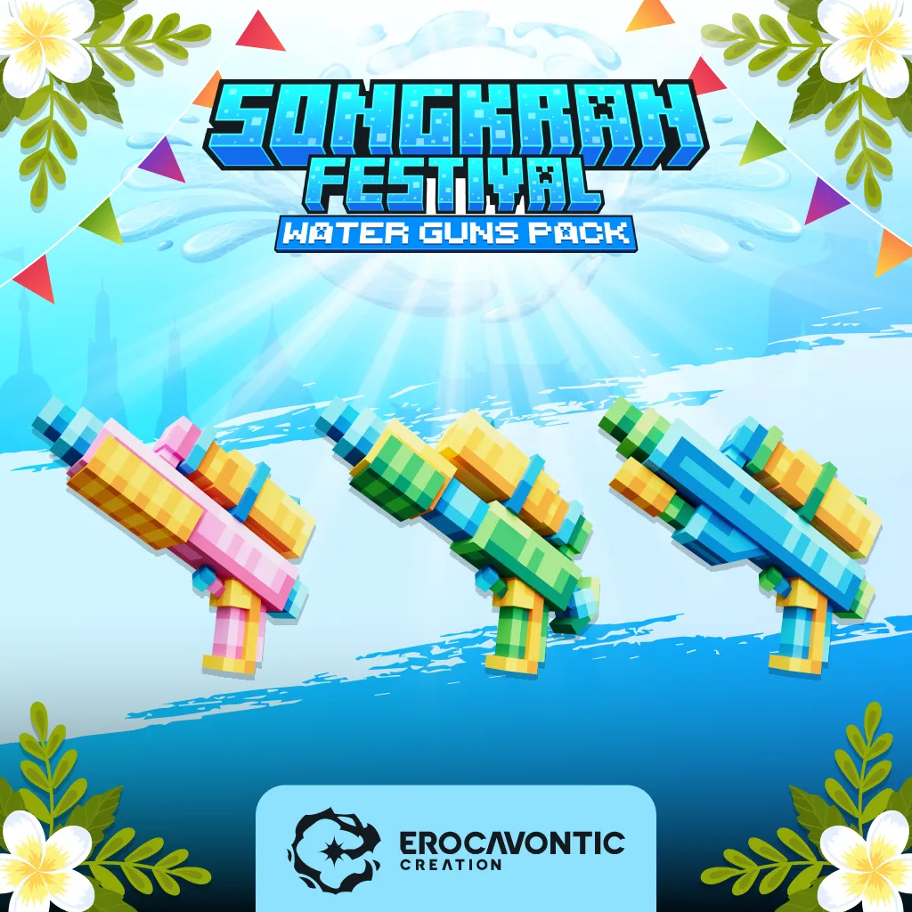 Songkran Festival Water Guns Pack