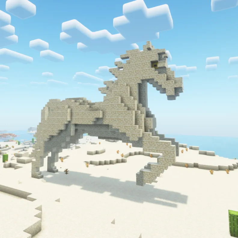 Desert Horse Statue
