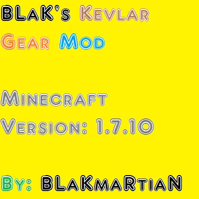 BLaK's Kevlar Gear Mod