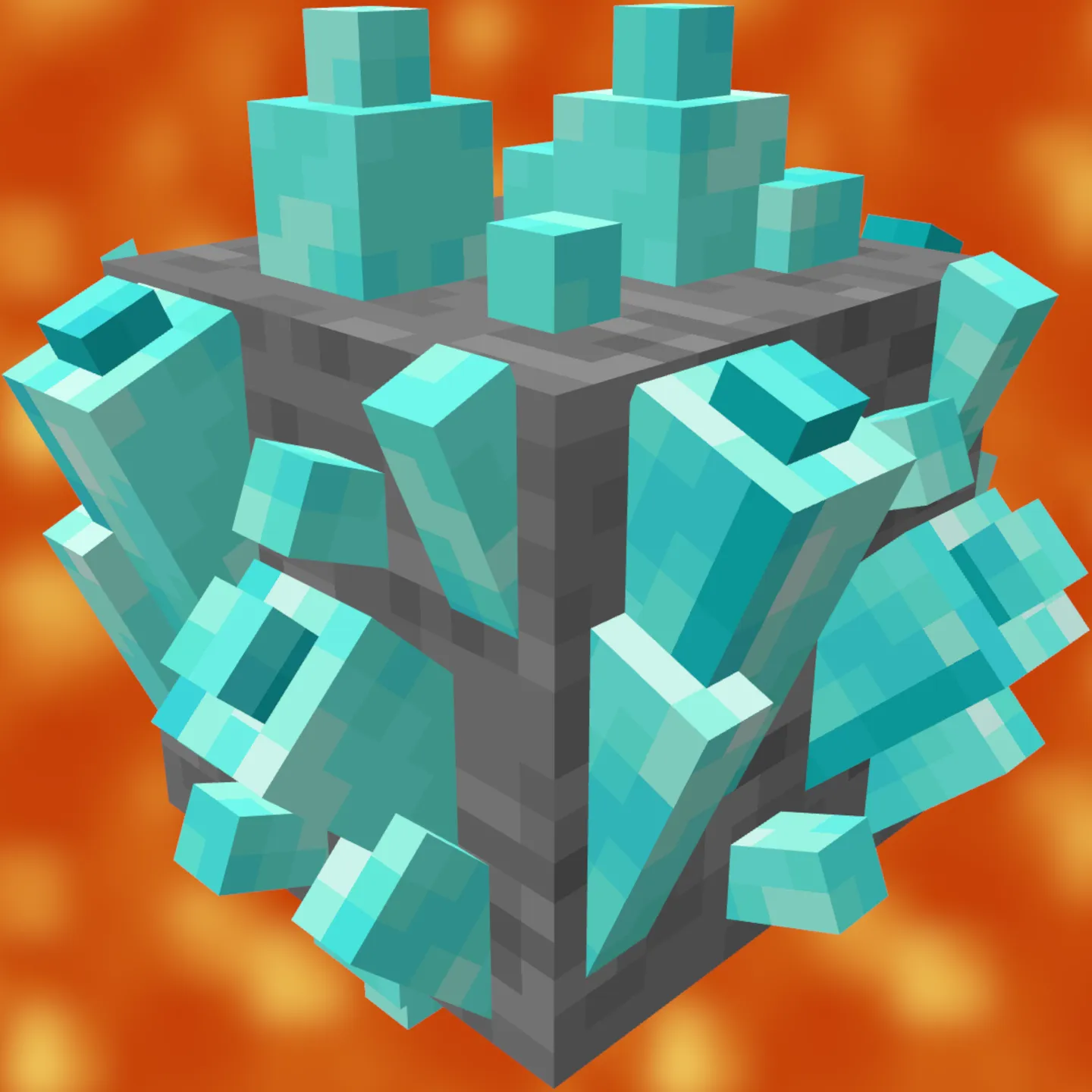 Crystalized Ores 3D