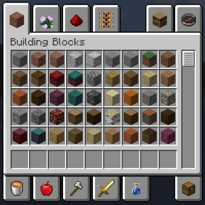 Creative inventory in Survival + Fly in Survival