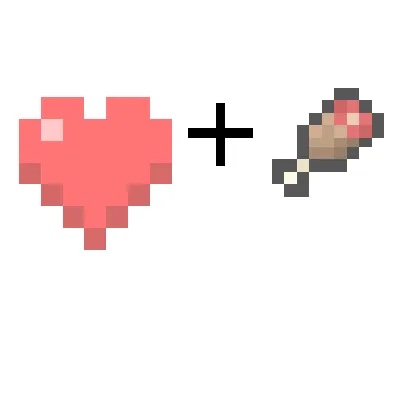 Hearts and Hunger Bars Transparent
