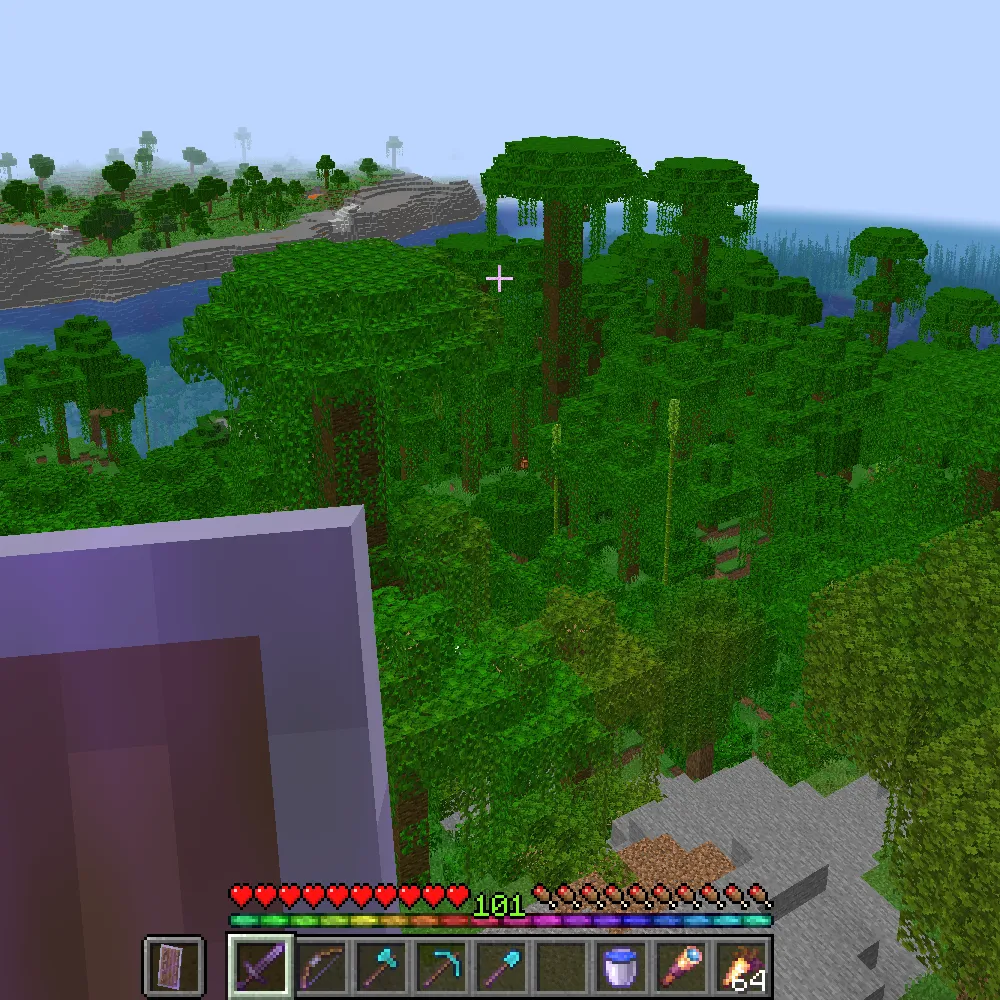 Animated rainbow exp bar