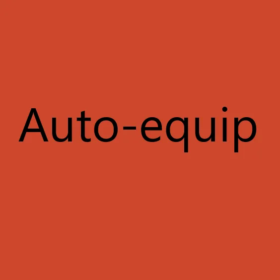 Auto equip