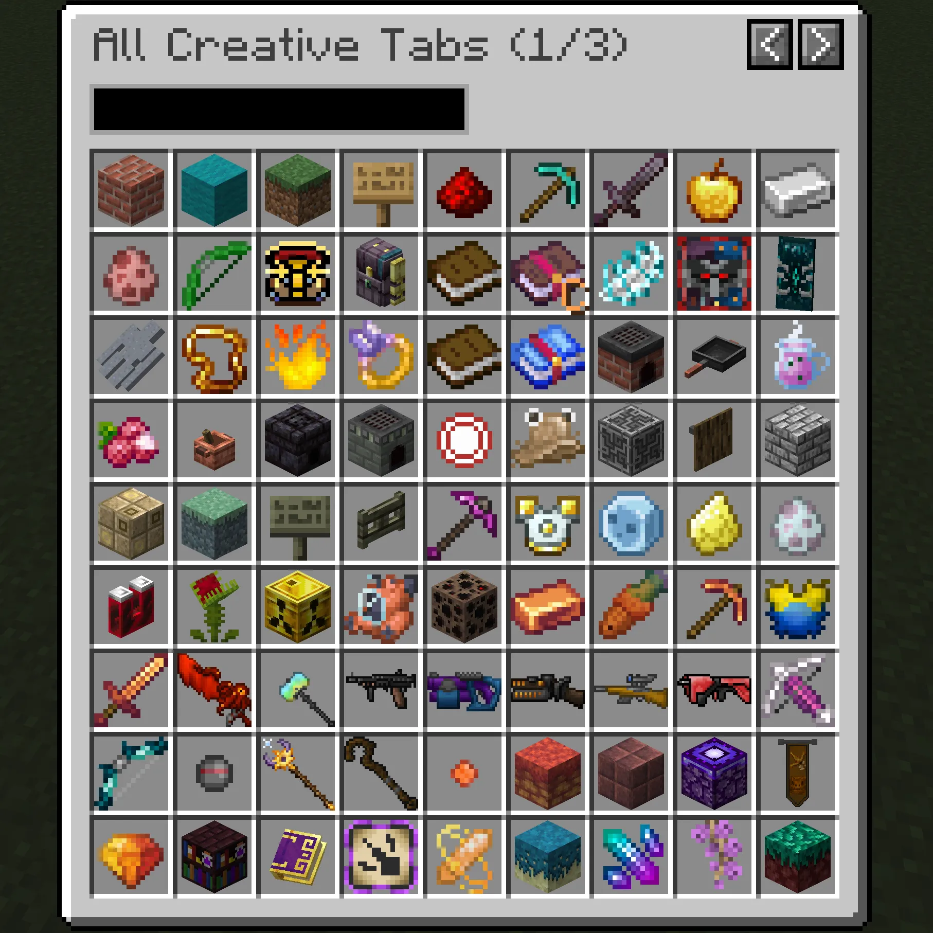 Better Creative Mode Tabs